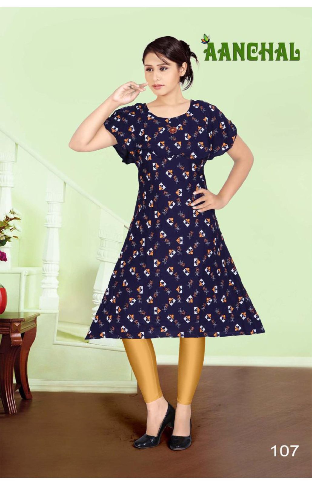 Beauty Queen Aanchal 1 Casual Daily Wear Rayon Printed Kurti Collection